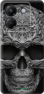 Силиконовый чехол skull-ornament для Xiaomi Poco M7 Pro 5G - 4101u-3942 изображение 