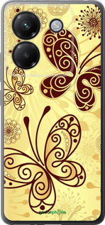 Силіконовий чехол Красиві метелики для Xiaomi Poco M7 Pro 5G - 4170u-3942 изображение 