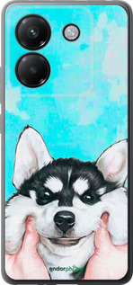 Силиконовый чехол Улыбнись для Xiaomi Poco M7 Pro 5G - 4276u-3942 изображение 