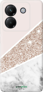 Силіконовий чехол Пастельний мармур для Xiaomi Poco M7 Pro 5G - 4342u-3942 изображение 