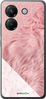 Силиконовый чехол Розовые текстуры для Xiaomi Poco M7 Pro 5G - 4343u-3942 изображение 