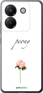 Силиконовый чехол Пион для Xiaomi Poco M7 Pro 5G - 4366u-3942 изображение 