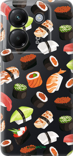 Силиконовый чехол Суши для Xiaomi Poco M7 Pro 5G - 4404u-3942 изображение 