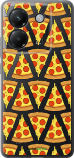 Силиконовый чехол Пицца для Xiaomi Poco M7 Pro 5G - 4408u-3942 изображение 
