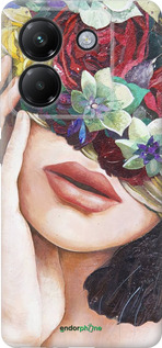 Силіконовий чехол Head Flower для Xiaomi Poco M7 Pro 5G - 4460u-3942 изображение 