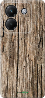 Силиконовый чехол Текстура дерева для Xiaomi Poco M7 Pro 5G - 4476u-3942 изображение 