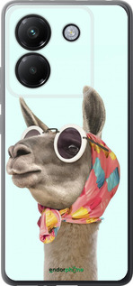 Силиконовый чехол Модная лама для Xiaomi Poco M7 Pro 5G - 4479u-3942 изображение 