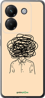 Силиконовый чехол Мысли для Xiaomi Poco M7 Pro 5G - 4568u-3942 изображение 