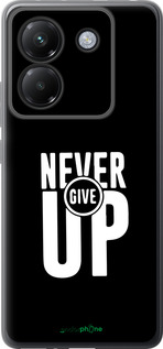Силиконовый чехол Никогда не сдавайся для Xiaomi Poco M7 Pro 5G - 4572u-3942 изображение 