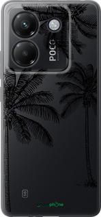 Силиконовый чехол Пальмы1 для Xiaomi Poco M7 Pro 5G - 4634u-3942 изображение 