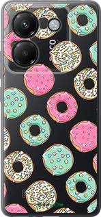 Силиконовый чехол Пончики 1 для Xiaomi Poco M7 Pro 5G - 4657u-3942 изображение 