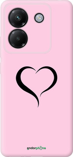 Силіконовий чехол Серце 1 для Xiaomi Poco M7 Pro 5G - 4730u-3942 изображение 