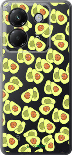Силиконовый чехол Весёлые авокадо для Xiaomi Poco M7 Pro 5G - 4799u-3942 изображение 
