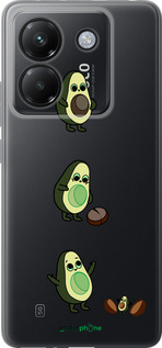 Силіконовий чехол Авокадо 1 для Xiaomi Poco M7 Pro 5G - 4857u-3942 изображение 