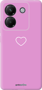 Силіконовий чехол Серце 2 для Xiaomi Poco M7 Pro 5G - 4863u-3942 изображение 