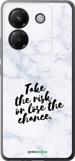 Силиконовый чехол Рискнуть или потерять шанс для Xiaomi Poco M7 Pro 5G - 4866u-3942 изображение 