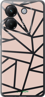 Силиконовый чехол Абстракция 2 для Xiaomi Poco M7 Pro 5G - 4872u-3942 изображение 