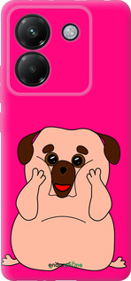 Силиконовый чехол Весёлый мопс для Xiaomi Poco M7 Pro 5G - 4908u-3942 изображение 