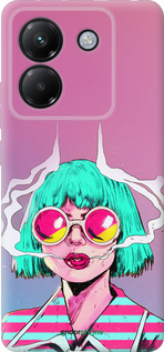 Силіконовий чехол Поп арт дівчина для Xiaomi Poco M7 Pro 5G - 5378u-3942 изображение 