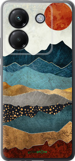 Силиконовый чехол Закат горы для Xiaomi Poco M7 Pro 5G - 5434u-3942 изображение 