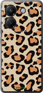 Силиконовый чехол Пятна леопарда v2 для Xiaomi Poco M7 Pro 5G - 5496u-3942 изображение 