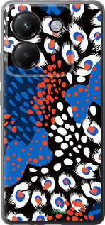 Силиконовый чехол Абстрактный фон v2 для Xiaomi Poco M7 Pro 5G - 5503u-3942 изображение 