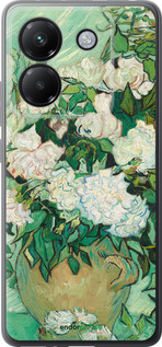 Силиконовый чехол Винсент Ван Гог. Ваза с розами для Xiaomi Poco M7 Pro 5G - 5543u-3942 изображение 