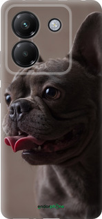 Силиконовый чехол Милый бульдог для Xiaomi Poco M7 Pro 5G - 5546u-3942 изображение 