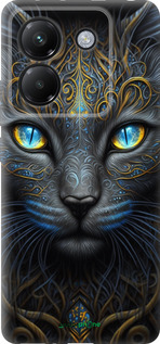Силиконовый чехол Кошка для Xiaomi Poco M7 Pro 5G - 5548u-3942 изображение 
