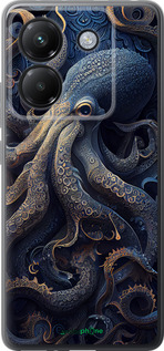 Силиконовый чехол Осьминог для Xiaomi Poco M7 Pro 5G - 5551u-3942 изображение 