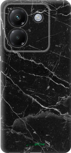 Силиконовый чехол Черный мрамор v2 для Xiaomi Poco M7 Pro 5G - 5568u-3942 изображение 
