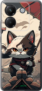 Силиконовый чехол Япония - кот на крыше для Xiaomi Poco M7 Pro 5G - 5582u-3942 изображение 