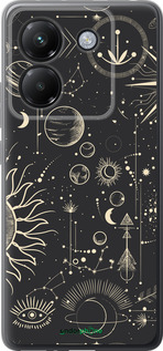 Силиконовый чехол Фаза луны для Xiaomi Poco M7 Pro 5G - 5605u-3942 изображение 