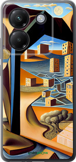 Силиконовый чехол Абстракция v2 для Xiaomi Poco M7 Pro 5G - 5618u-3942 изображение 