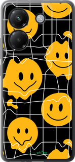 Силиконовый чехол Смайлы v3 для Xiaomi Poco M7 Pro 5G - 5623u-3942 изображение 