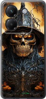 Силиконовый чехол Череп 2 для Xiaomi Poco M7 Pro 5G - 5652u-3942 изображение 