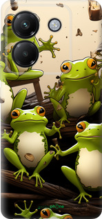 Силиконовый чехол Жабки для Xiaomi Poco M7 Pro 5G - 5656u-3942 изображение 