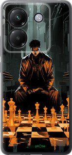 Силиконовый чехол Шахматы для Xiaomi Poco M7 Pro 5G - 5951u-3942 изображение 