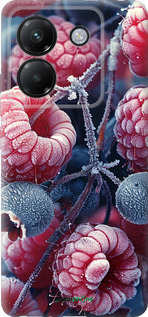 Силиконовый чехол Морозные ягоды для Xiaomi Poco M7 Pro 5G - 6033u-3942 изображение 