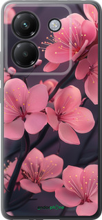 Силіконовий чохол 'Пурпурова сакура' для Xiaomi Poco M7 Pro 5G зображення 4