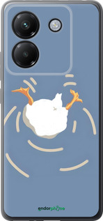 Силиконовый чехол Гусь ныряет для Xiaomi Poco M7 Pro 5G - 6275u-3942 изображение 