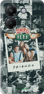 Силиконовый чехол Друзья для Xiaomi Poco M7 Pro 5G - 6276u-3942 изображение 