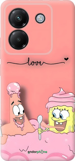 Силиконовый чехол Спанч Боб для Xiaomi Poco M7 Pro 5G - 6282u-3942 изображение 