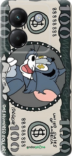 Силиконовый чехол Том и джерри для Xiaomi Poco M7 Pro 5G - 6291u-3942 изображение 