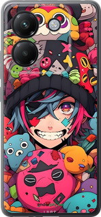 Силиконовый чехол Аниме парень для Xiaomi Poco M7 Pro 5G - 6317u-3942 изображение 