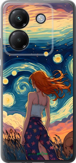 Силіконовий чехол Дівчина Арт для Xiaomi Poco M7 Pro 5G - 6325u-3942 изображение 