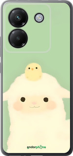 Силиконовый чехол Барашек и ципленок для Xiaomi Poco M7 Pro 5G - 6369u-3942 изображение 