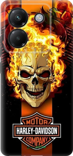Силіконовий чехол Харлей девидсон для Xiaomi Poco M7 Pro 5G - 6370u-3942 изображение 