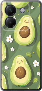 Силиконовый чехол Авокадо для Xiaomi Poco M7 Pro 5G - 6380u-3942 изображение 