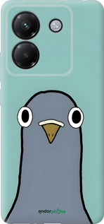 Силиконовый чехол Голубь для Xiaomi Poco M7 Pro 5G - 6388u-3942 изображение 